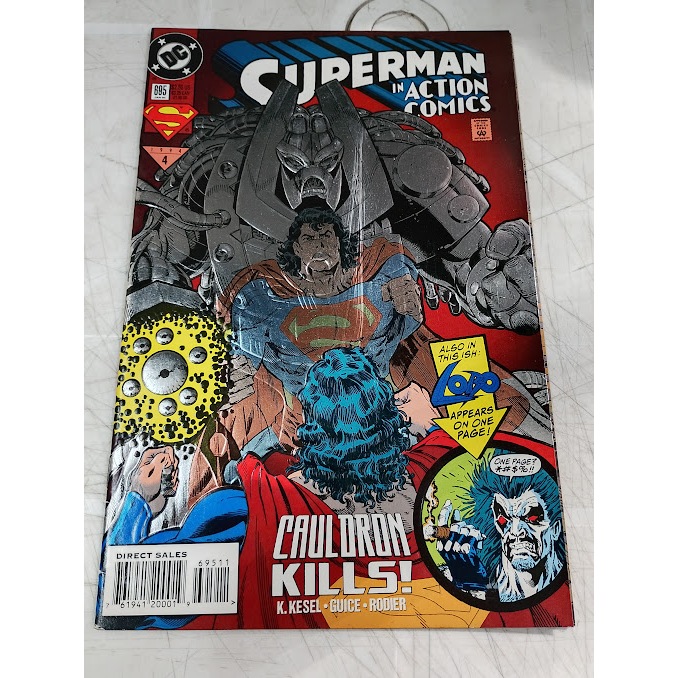 superman in action comics 695 importada cauldron kills raridade dc comics lobo