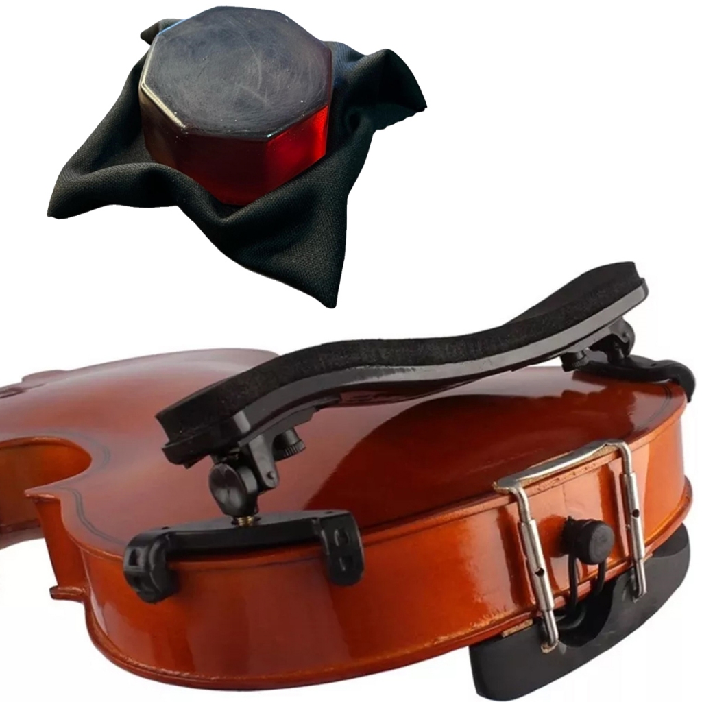 Kit de 1 Espaleira e 1 Breu para Violino 4/4 e 3/4