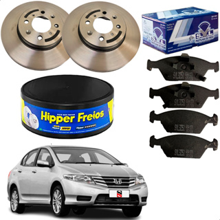 Discos E Pastilhas Honda City 2010 2011 2012 2013 2014 em Oferta na Shopee