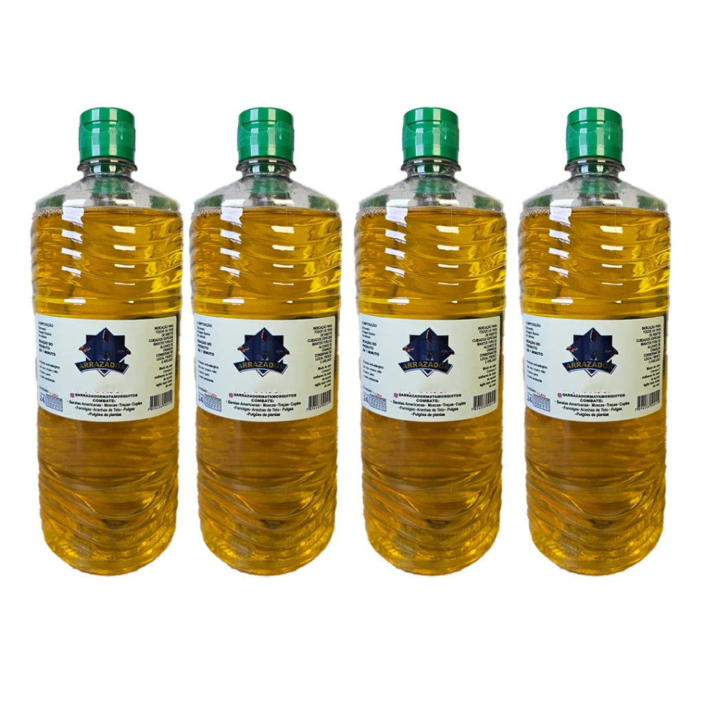 Acabar com Formigas e Insetos 4 Litros + 4 Gatilhos Grátis - Sem Cheiro