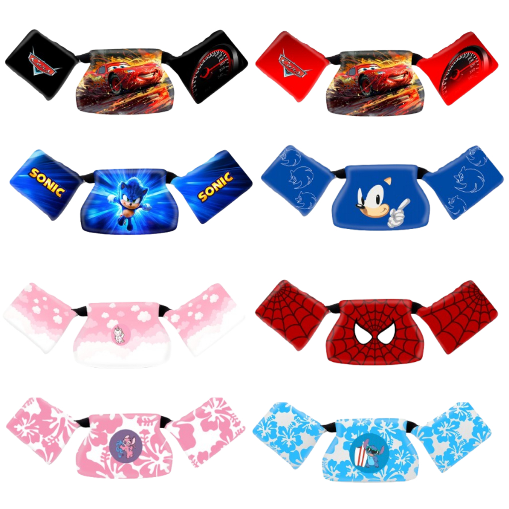 Salva Vidas Infantil Boia Infantil Colete Infantil Boia Salva Vidas Heróis Personagens Boia De Braço Reforçado