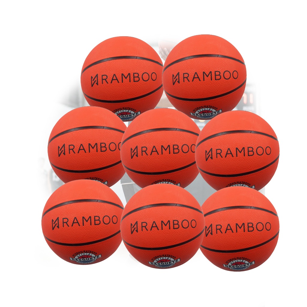 Kit 08 Bolas Basquete Profissional Tamanho Oficial Quadra Basketball