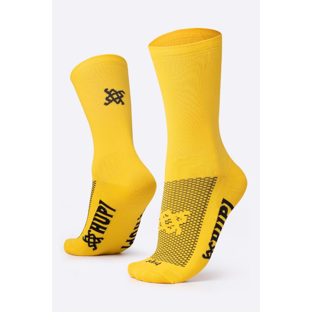 Meia HUPI Lisa Amarela
