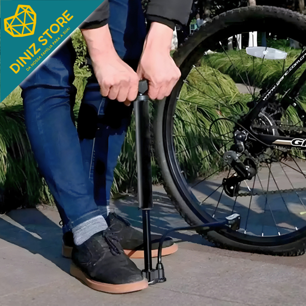 Bomba Ar Pneu Roda Boia Colchão Bexiga Assopra Encher Compressores Ferramenta Bicicleta BomBinha
