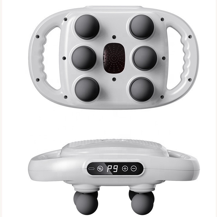 Massageador Elétrico Corporal com 6 Pontas – Pistola de Massagem Muscular Profunda em Oferta na Shopee