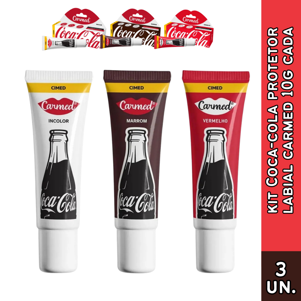 Carmed Linha Coca Cola Protetor Labial 10g