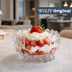 Bowl Para Sobremesa Geneva Em Cristal - Wolff Original
