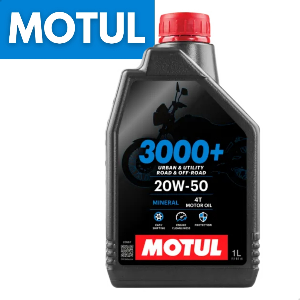 1 Frasco Óleo Motul 3000+ 20w50 Mineral Cb 300 Next Titan 150 ATÉ 2008 XRE 300 TOP MOTUL