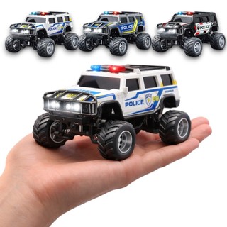 Mini Carrinho Hummer Police de controle Remoto Recarregável app para controlar pelo celular