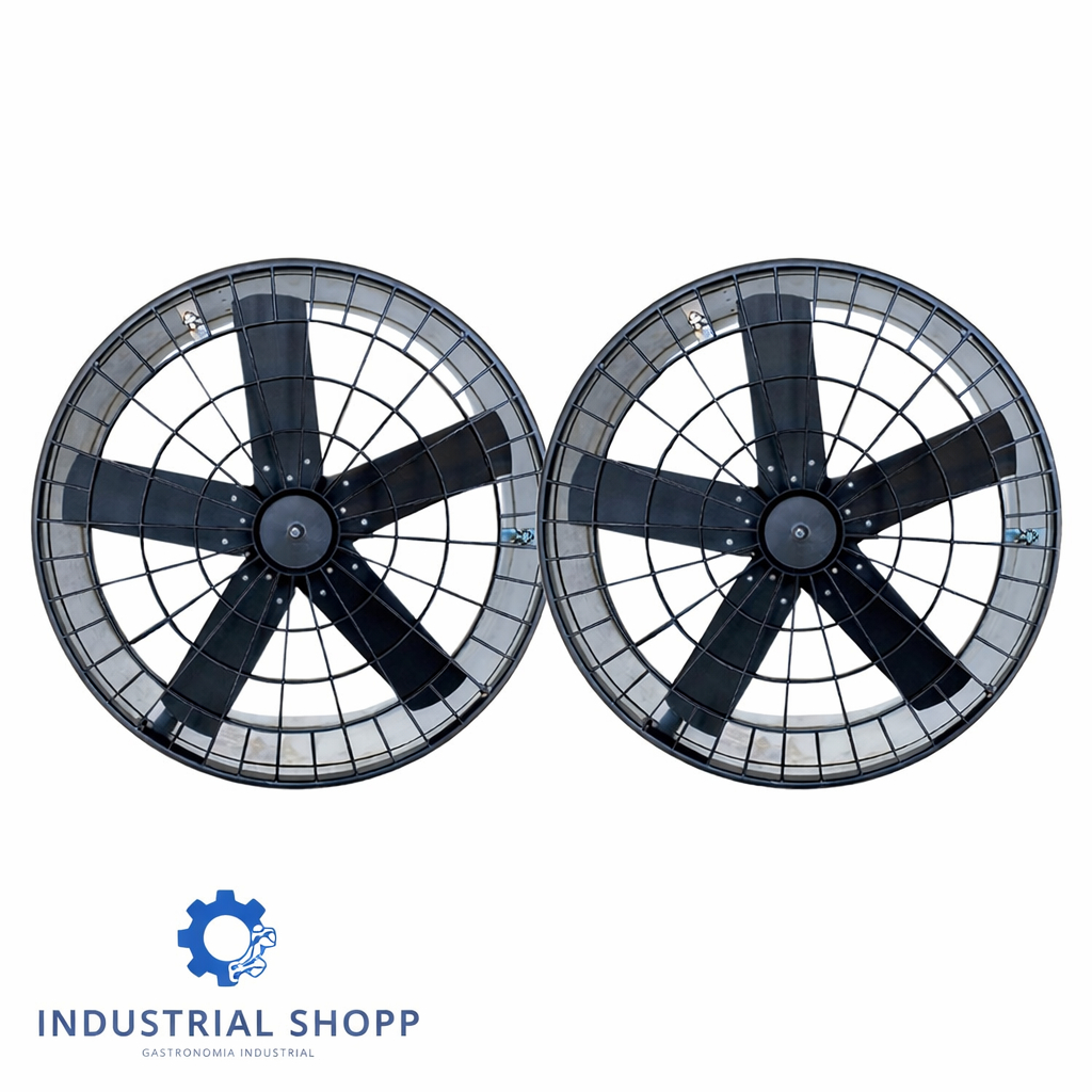 Kit 2 Exaustor 50cm galvanizado Alta Vazão Blindado