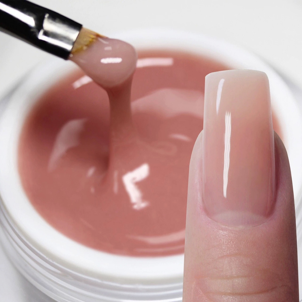 Gel Construtor Unhas Sólido Para Extensões De Unhas, Ideal Para Arte Com Acrílico 18g Profissional Acrigel Alongamento
