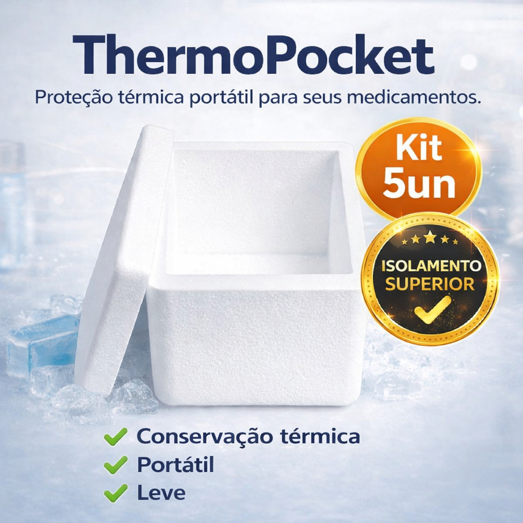 kit 5 Caixa Isopor Peq 250ml Sorvetes Medicamento Insulina alimentos mini caixa isopor