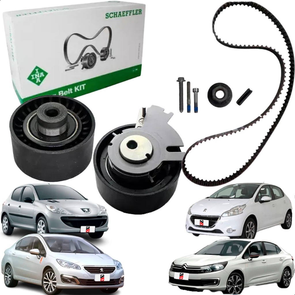 Kit Correia Dentada Citroen C4 Cactus 1.6 16v Original Ina