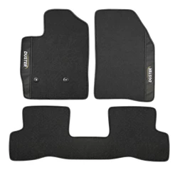 Tapete de Carro Duster 16 17 2018 2019 2020 a 26 2027 Jogo 3 Pçs Borracha Impermeável Premium