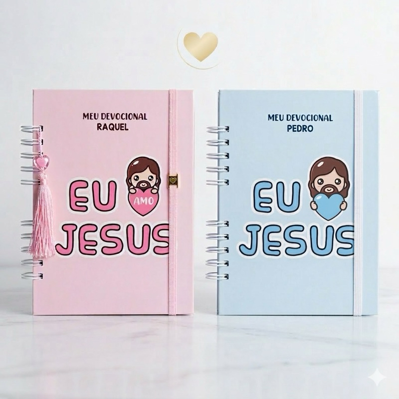 Meu Devocional Diário Kids – Menino ou Menina – Capa Dura Personalizada Com Nome