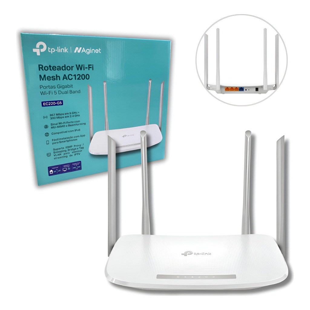 Roteador Tp-link Wireless Ac1200 Dual Band - Ec220-g5