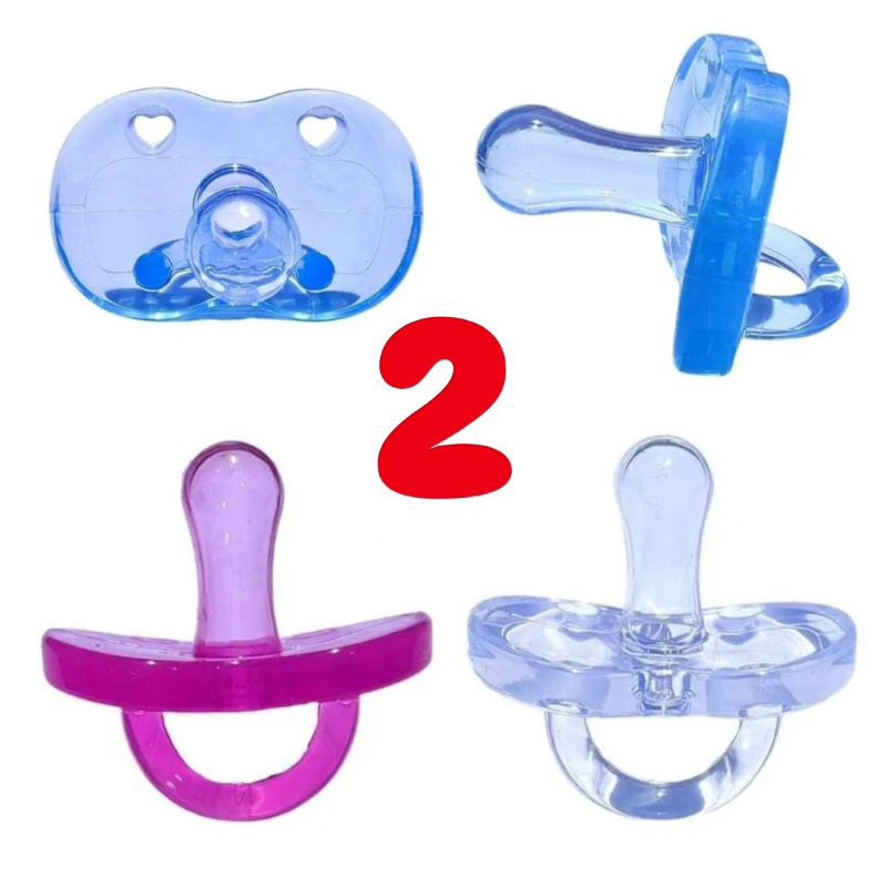 Kit com 2 Chupetas RN Bico Redondo em Oferta na Shopee