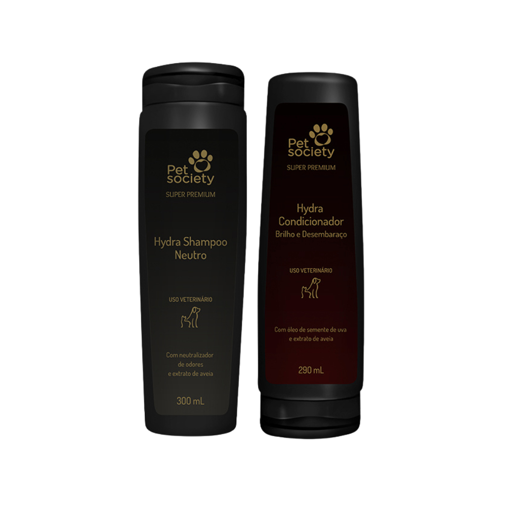Kit Produtos Pet Shampoo Neutro e Condicionador Super Premium