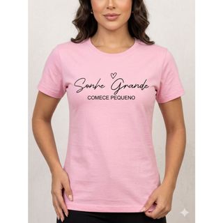 Blusa PLUS T-HIRT Feminina Elagante Mais Vendida Elegante 100% algodão Estampada E Lisa