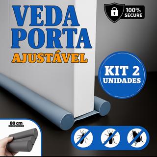 Kit 2 Protetor de Porta Veda Porta Impermeavel Proteçao Dupla Ajuste 80cm em Oferta na Shopee