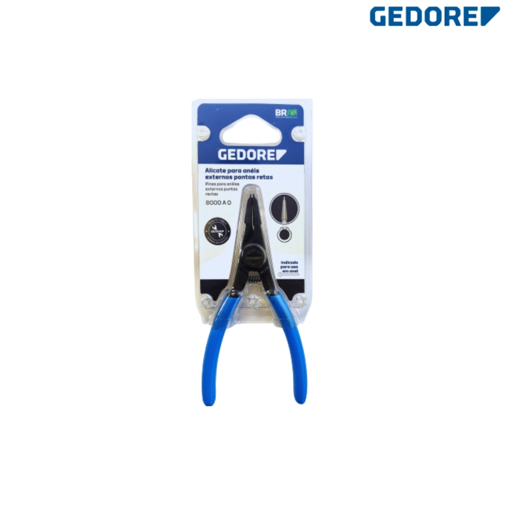 ALICATE ANEIS EXTERNO RETO 7" BLUE 8000-A2 GEDORE