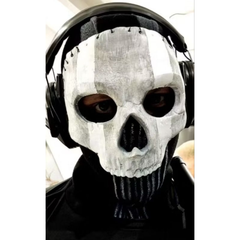 Máscara Ghost - Call Of Duty  MW2 em Oferta na Shopee