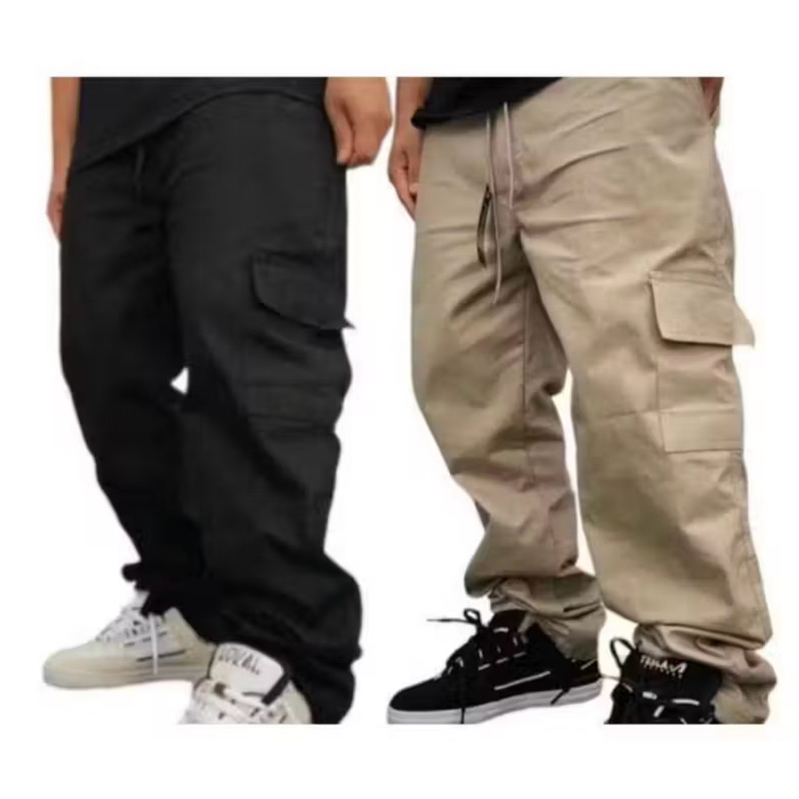 Kit 2 Calças Cargos Infantil 6 bolsos 04 ao 16