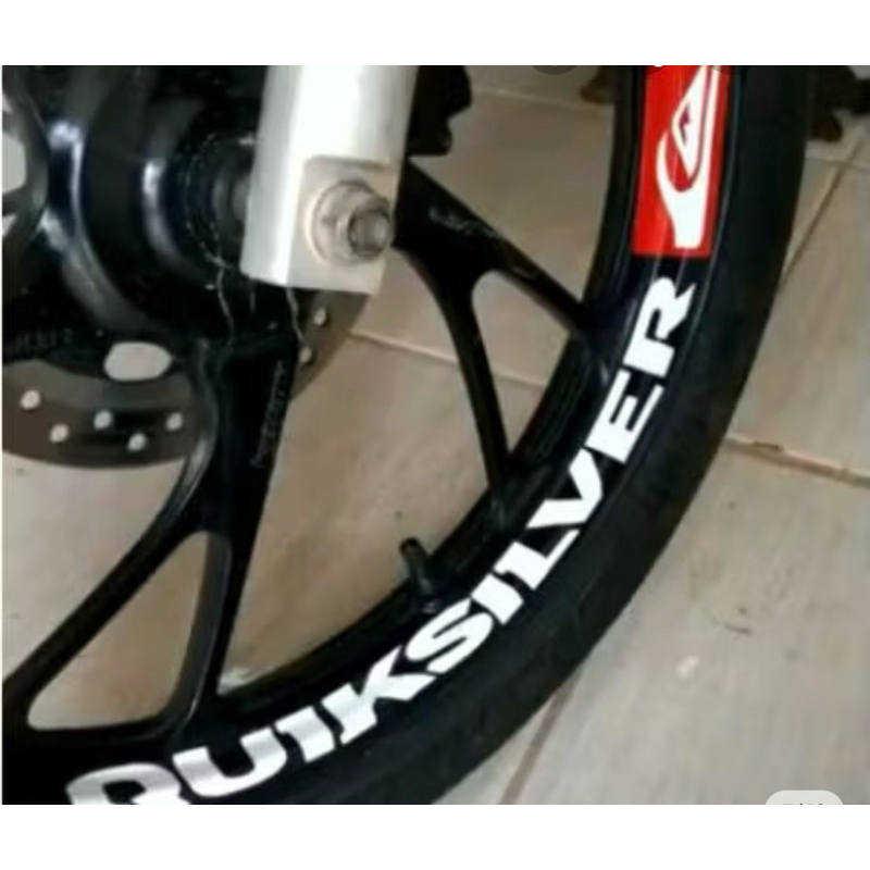 adesivo roda de moto quiksilver para rodas com 8 unidades