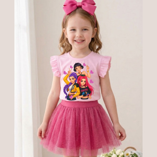 Conjunto infantil menina Guerreiras do K-Pop fashion em Oferta na Shopee
