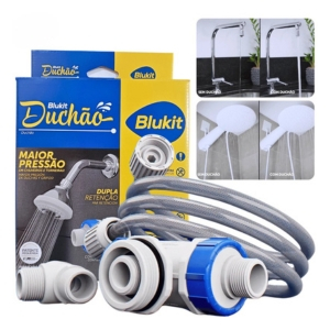 Válvula Duchão 3/4" e 1.1/2" para Caixa d'água Aumentar pressão chuveiro e torneiras BLUKIT
