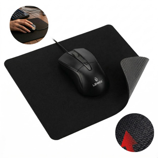 Kit Mouse Com Fio USB LehMox LEY-1505 + Mouse Pad 25x20 Emborrachado Antiderrapante em Oferta na Shopee