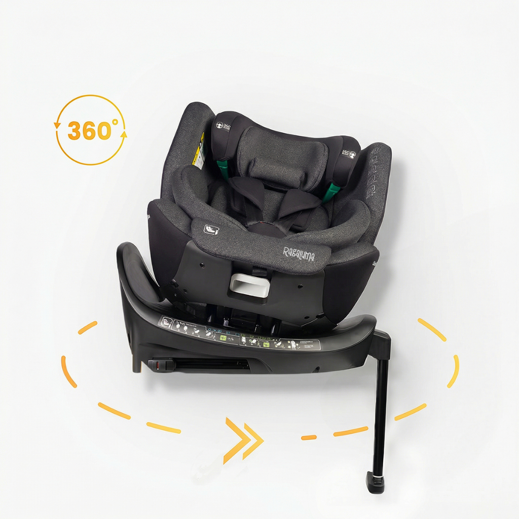 CADEIRA DE CARRO BEBE ISOFIX 360 GRAUS COM ANCORA FRONTAL DE 0 A 12 ANOS GIO CONFORT MAX RAGALUMA em Oferta na Shopee