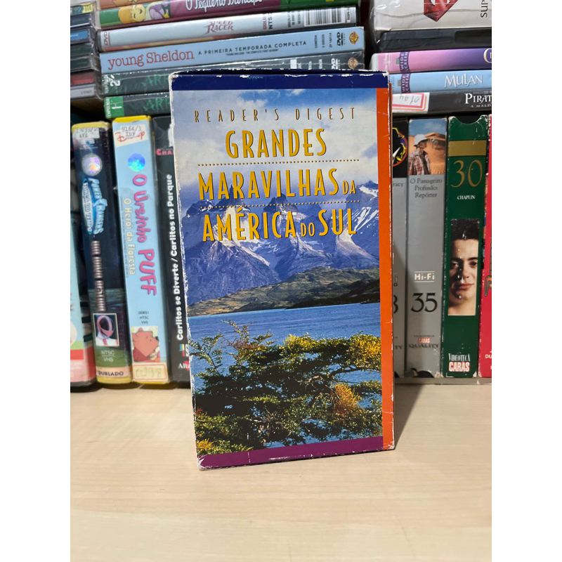 BOX VHS Grandes maravilhas da América do Sul (Reader’s Digest)