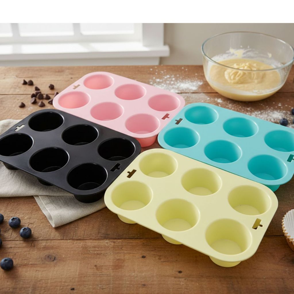 Forma Silicone Antiaderente BPA Free 6 Furos Lovely Vibe em Oferta na Shopee