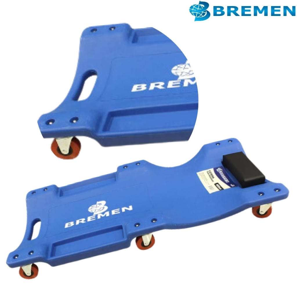 Esteira para Mecânico 150 kg Azul C/ Encosto para Cabeça e Porta Ferramentas 9500