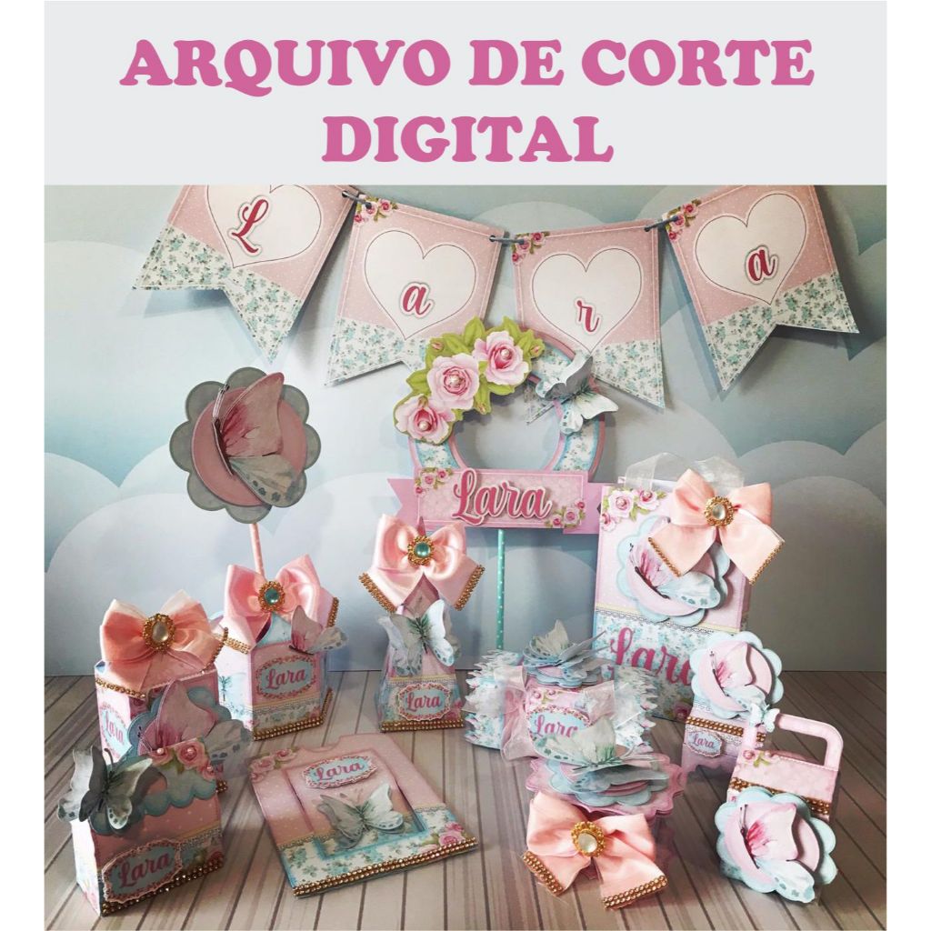 Arquivo De Corte Digital Jardim Das Borboletas Temos Outros Temas