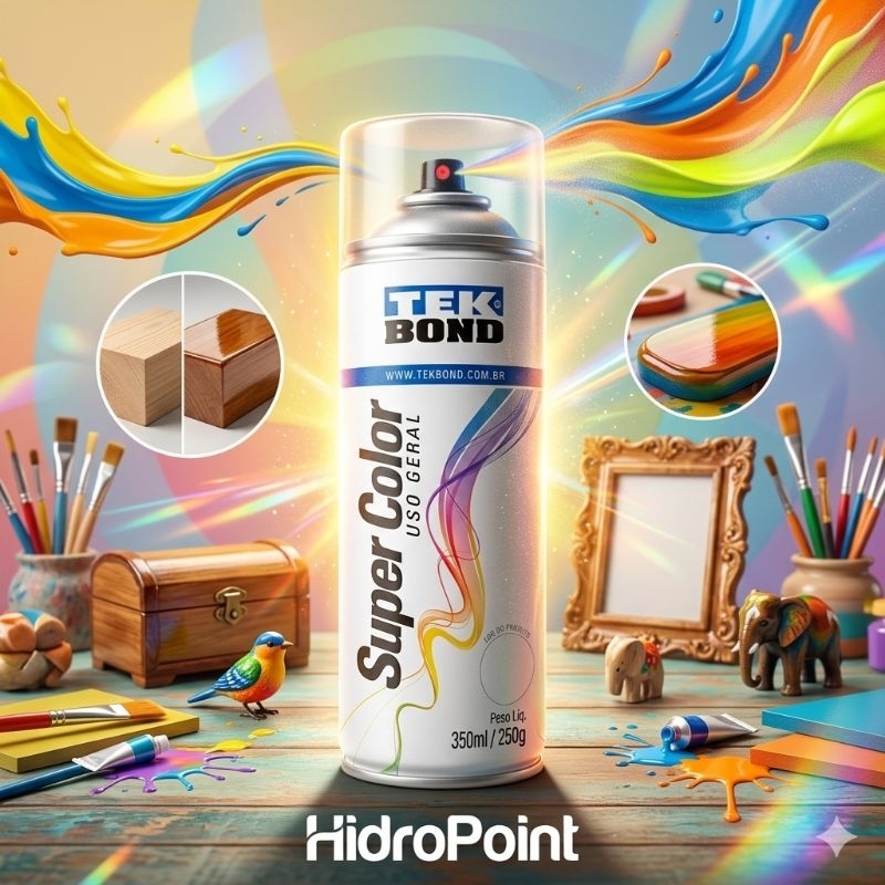 Spray Verniz Tek Bond Incolor Brilhante Artesanato Profissional Bijuterias Fotos Quadros em Oferta na Shopee