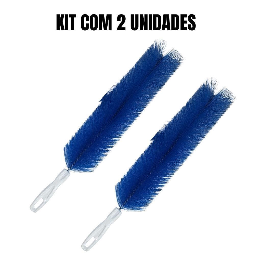 kit 2 Escova De Ventilador Flexível Microfibra Removedor De Poeira Doméstica Limpeza Dobrável Ar Condicionado Obturador