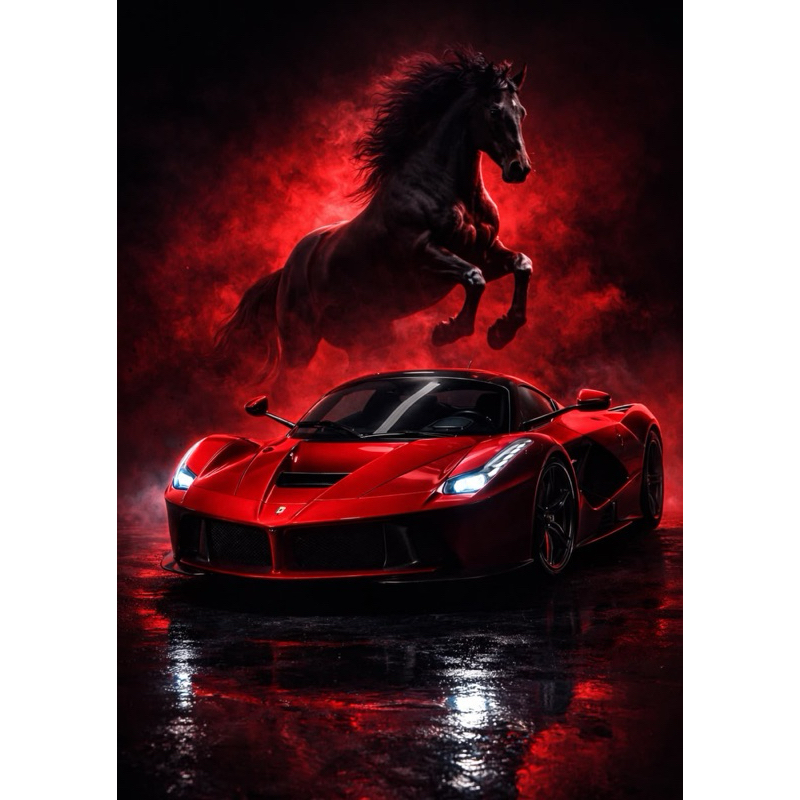 Caderno Universitário Carro Ferrari espiral de Matéria