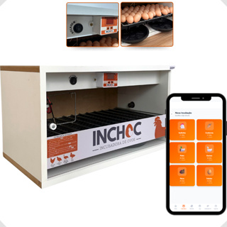 Chocadeira 50 ovos de galinha automática alta TAXA eclosão+ aplicativo de graça e suporte humanizado em Oferta na Shopee