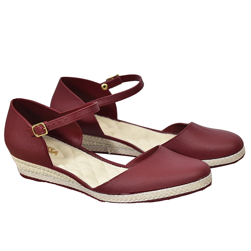 Sandália Anabela Plataforma Confortável e Elegante em Oferta na Shopee