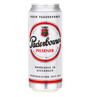 Paderborner Pilsener Cerveja Alemã Lata 500ml em Oferta na Shopee