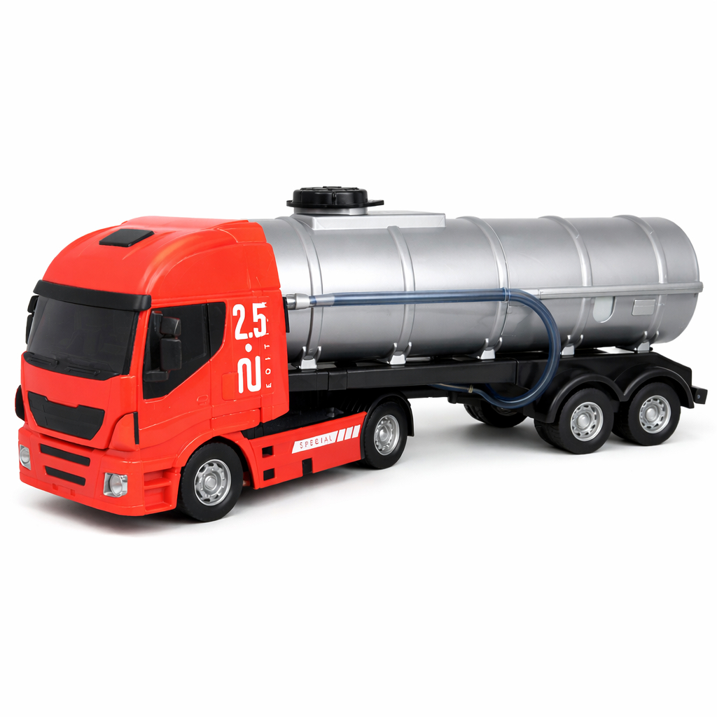 Caminhão Tanque Brinquedo Grande 40cm Carreta Infantil Realista Usual Brinquedos
