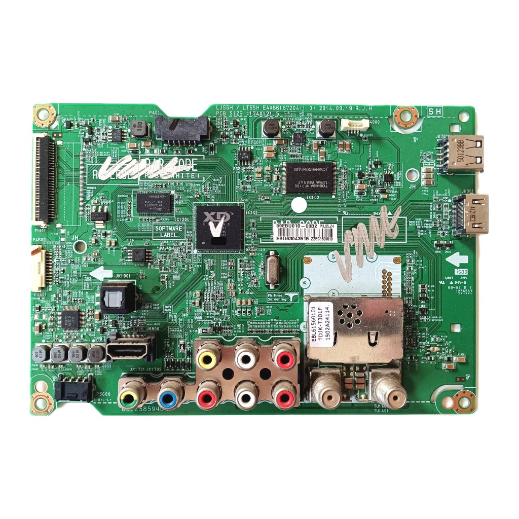 Placa Principal TV 32LF550B 32LF565B EAX66167204 EBU63043523 EBU63043511 EAX66167206 EBU63043515 Cod 0366