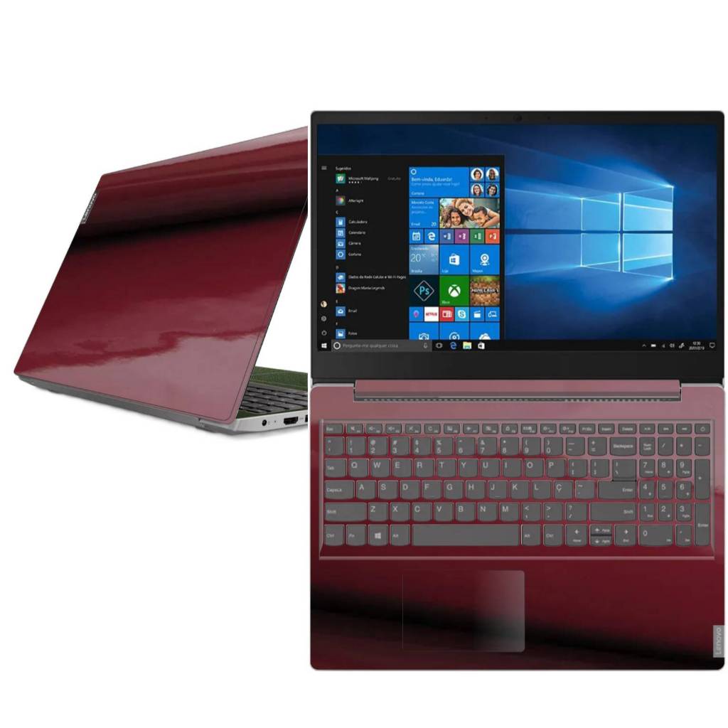 Kit Adesivo Skin Notebook Lenovo Ideapad S145 Varias Cores Recorte Tecla a Tecla — R$ 55,00 em Shopee, 15% OFF