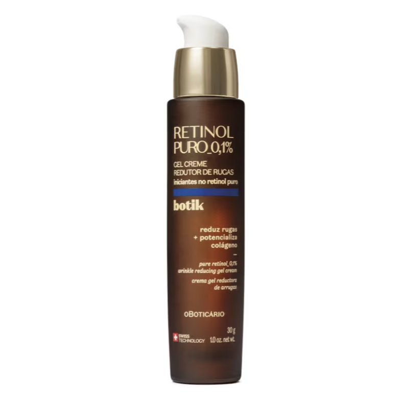 Gel Creme Redutor de Rugas Botik Retinol Puro 30g O Boticário