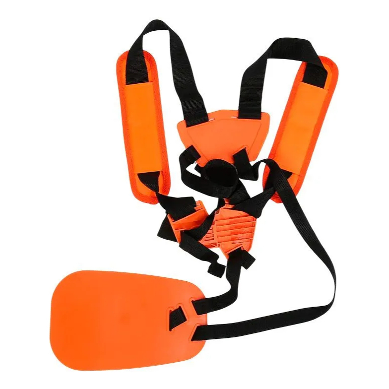 Cinto de Sustentação para Roçadeiras Stihl Husqvarna Kawashima Toyama Vulcan Terra Universal Todas as Marcas Laranja