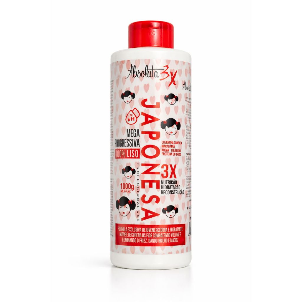 Escova Progressiva Japonesa 1L Original Absoluta Liso Extremo