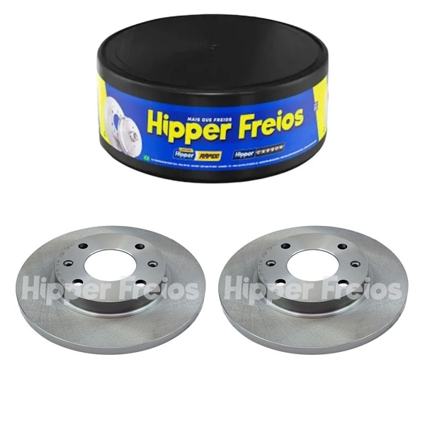 Par Disco de Freio sólido Xsara 206 207 Hipper Freios