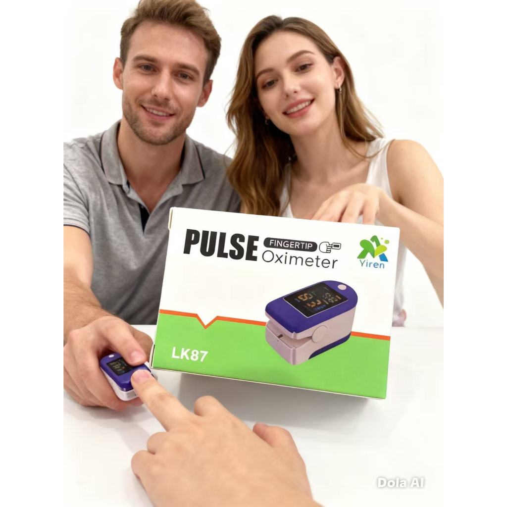 Oxímetro de Dedo Digital com Frequência Cardíaca
